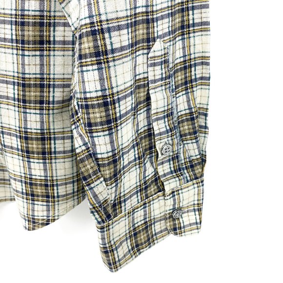VOLCOM Workwear Fit for Comfort Plaid Long Sleeve Button Up Shirt Size L - Picture 12 of 16